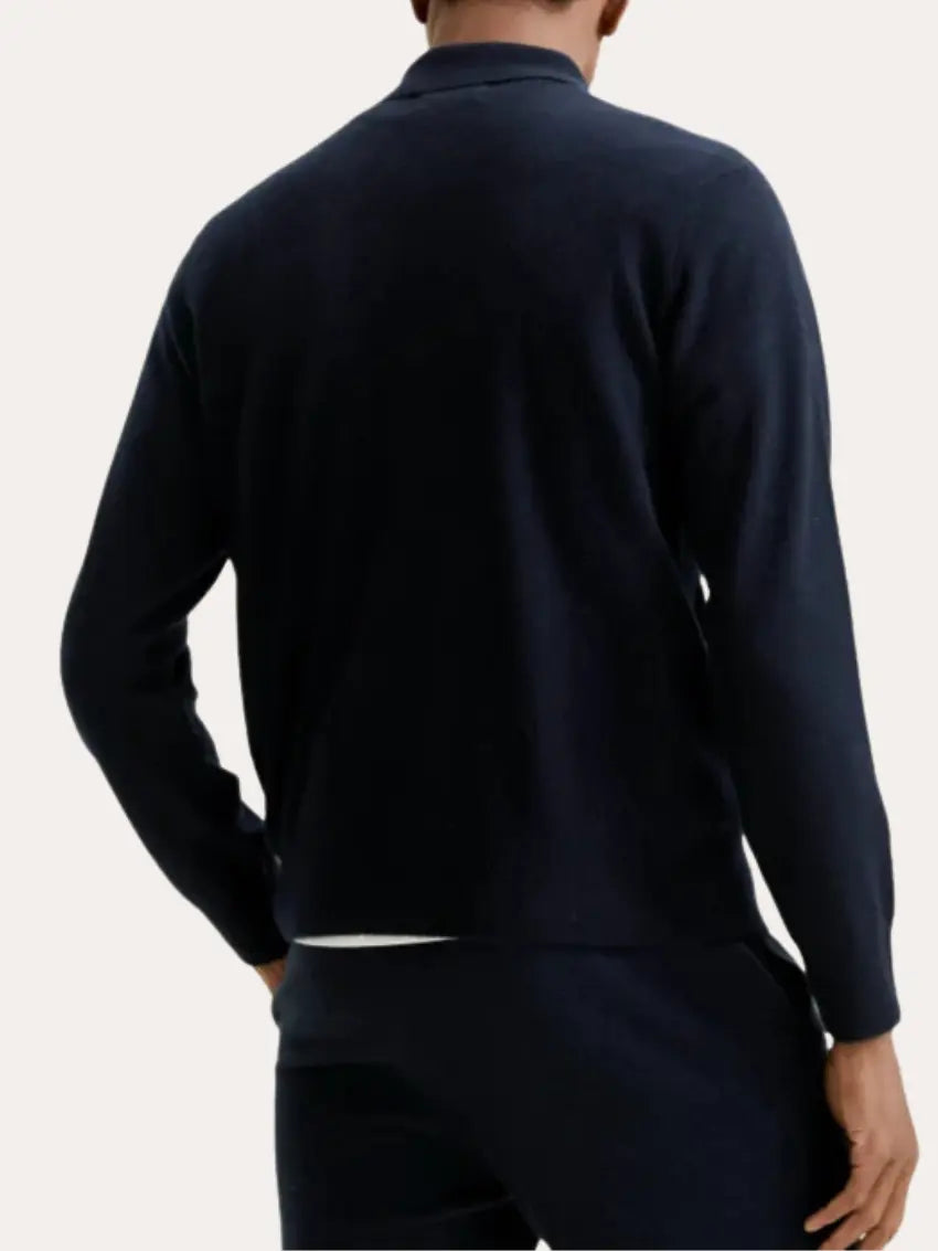 Cashmere Jakke Marineblå