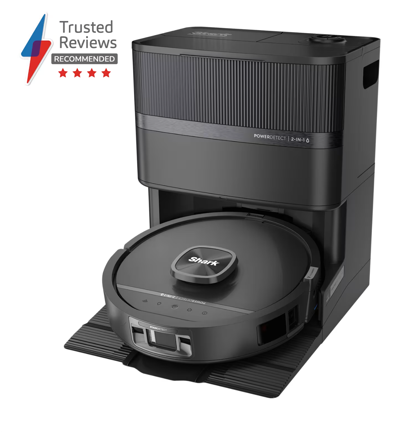 Shark PowerDetect UV Reveal 2-in-1 Vac & Mop Robot Vacuum – Black